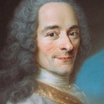 Voltaire, détail du visage (château de Ferney)