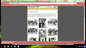 Shagging and Shimshamming: An Abundance of Dance presents static shots of dancers but no video or even audio of the music and dance presented at the Fair.